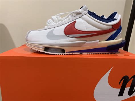 Nike Zoom Cortez SP Sacai weiß rot blau 